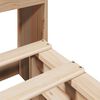 vidaXL Lit biblioth&egrave;que sans matelas 150x200 cm bois massif