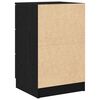 vidaXL Cabinet de chevet Ch&ecirc;ne noir 40 x 65 x 65 cm Bois d'ing&eacute;nierie