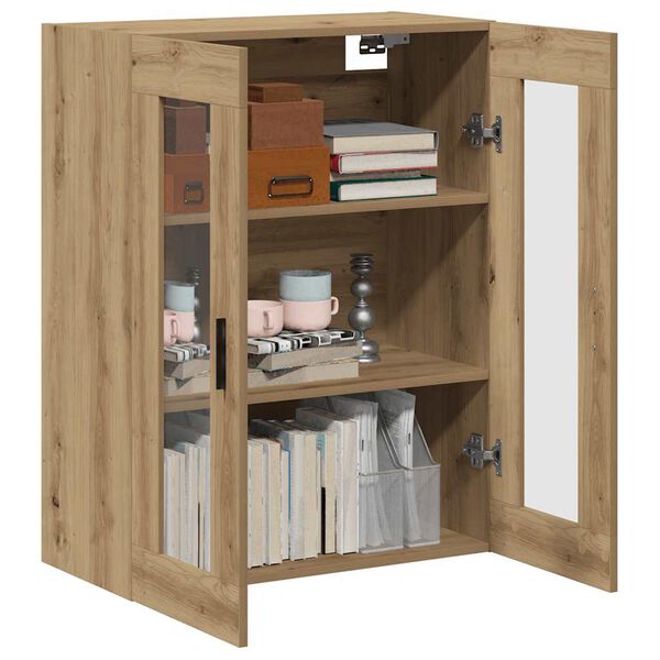vidaXL Armoire murale chêne artisanal 69,5x34x90 cm
