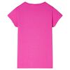T-shirt pour enfants rose fonc&eacute; 92
