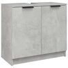 vidaXL Armoire de bain Gris b&eacute;ton 64,5x33,5x59 cm Bois d'ing&eacute;nierie