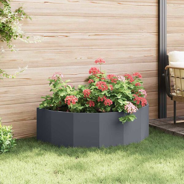 vidaXL Jardini&egrave;re Anthracite 120 x 60 x 35 cm Acier