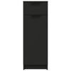 vidaXL Armoire de salle de bain Noir 32x34x90 cm Bois d'ing&eacute;nierie