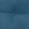 vidaXL Coussin de Dos Bleu 60 x 24 x 50 cm Velours