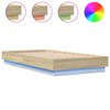 vidaXL Cadre de lit sans matelas avec lumi&egrave;res LED 90x190 cm
