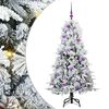 vidaXL Sapin de No&euml;l Artificiel &agrave; Branches Articul&eacute;es Blanc 150 cm