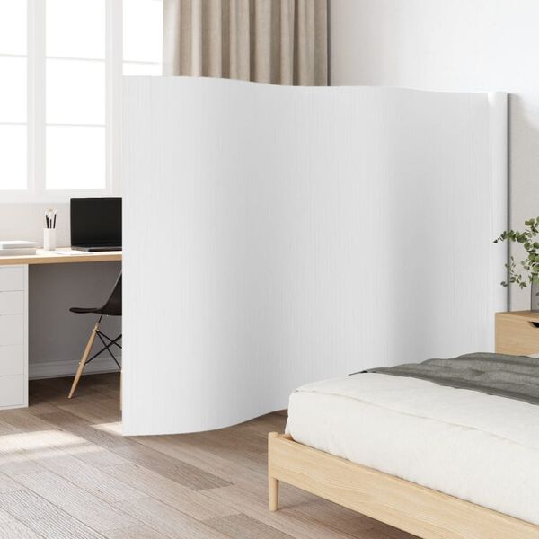 vidaXL Cloison de s&eacute;paration blanc largeur 600 cm hauteur 165 cm bambou