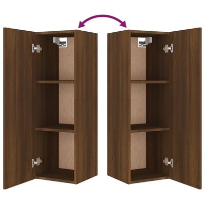 vidaXL Ensemble de meubles TV 5 pcs Chêne marron Bois d'ingénierie