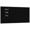 vidaXL Tableau noir magn&eacute;tique mural Noir 40x20 cm Verre tremp&eacute;