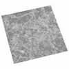 vidaXL Planches de sol 5,11 m&sup2; 55 pcs PVC Gris