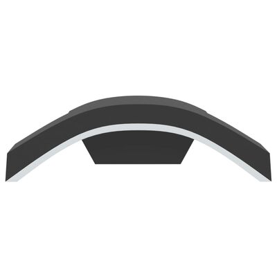 vidaXL Appliques murales LED d'extérieur 2 pcs noir