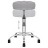 vidaXL Chaises pivotantes &agrave; manger lot de 2 gris tissu