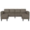 vidaXL Canap&eacute; de salon 3 pcs Gris fonc&eacute;