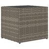 vidaXL Jardini&egrave;re gris 36x30x32 cm r&eacute;sine tress&eacute;e
