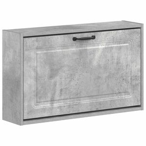 vidaXL Cabinet &agrave; chaussures mural UTRECHT 71 x 17 x 43 cm Gris b&eacute;ton