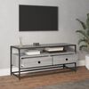 vidaXL Meuble TV sonoma gris 100x35x45 cm bois d'ing&eacute;nierie