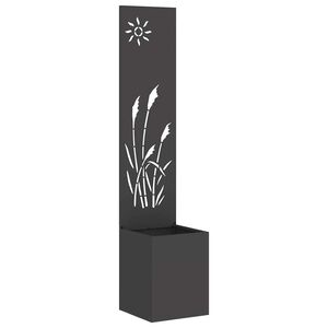 vidaXL &Eacute;cran de confidentialit&eacute; de jardin Noir 32 x 32 x 150 cm