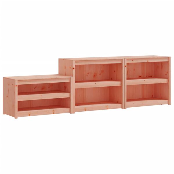 vidaXL Armoires de cuisine d'ext&eacute;rieur 3 pcs bois massif douglas