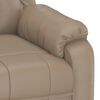 vidaXL Fauteuil de massage Cappuccino Similicuir