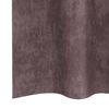 vidaXL Rideaux en velours 2 pcs Marron 260 x 140 cm Velours