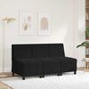 vidaXL | Unit&eacute; de Sofa Modulaire Sans Accoudoirs | Noir 55 x 74 x 82 cm