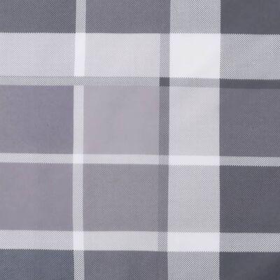 vidaXL Coussin de palette motif à carreaux gris 60x60x12 cm tissu