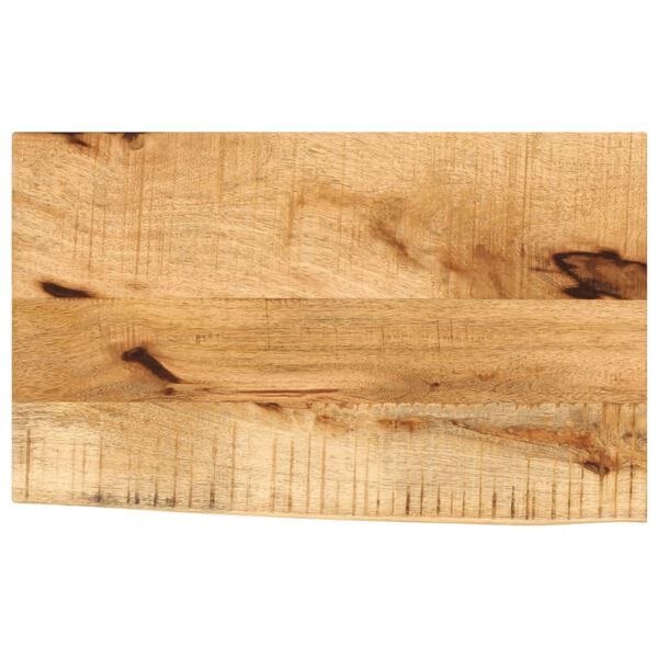 vidaXL Dessus de table 60x30x2,5 cm bord vif bois massif manguier brut