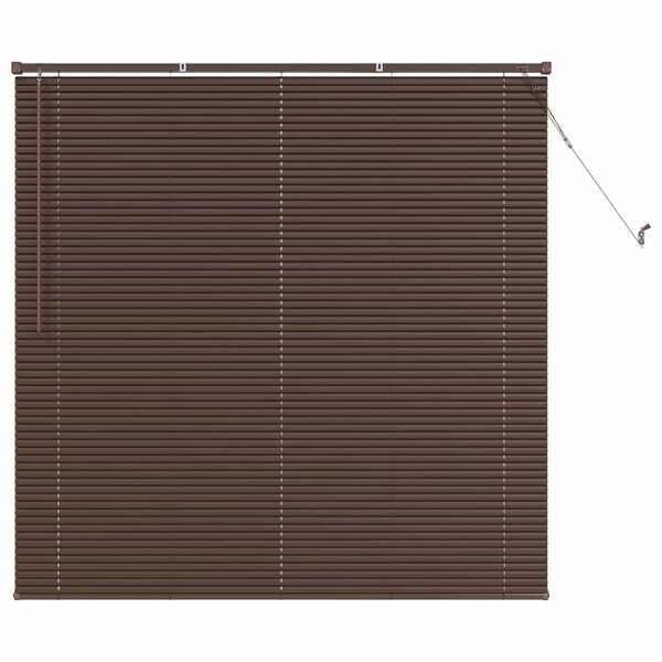 vidaXL Store V&eacute;nitien Marron fonc&eacute; avec motif 150 x 130 cm PVC