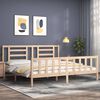 vidaXL Cadre de lit sans matelas 200x200 cm bois massif de pin