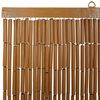VidaXL Rideau anti-insectes imprim&eacute; palmier 100x200 cm bambou