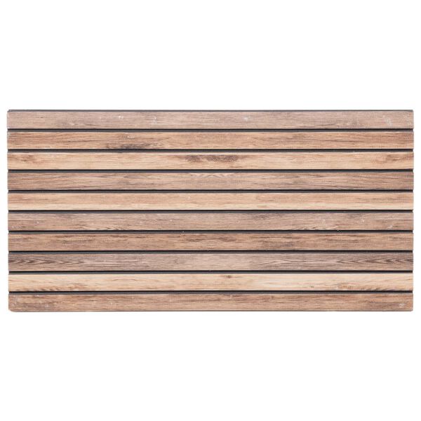 vidaXL Panneaux muraux 3D 5 pcs marron clair 100x50 cm EPS