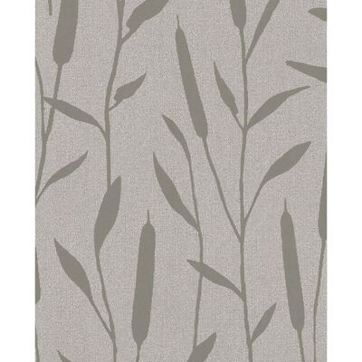 Topchic Papier peint Reed Plumes Beige métallisé