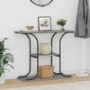 vidaXL Table console Gris Sonoma 101 x 35 x 80,5 cm Bois d'ing&eacute;nierie