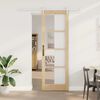 vidaXL Porte coulissante Naturel 78 x 232 cm