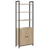 vidaXL Biblioth&egrave;que 6 niveaux 60 x 24 x 161 cm Bois d'ing&eacute;nierie