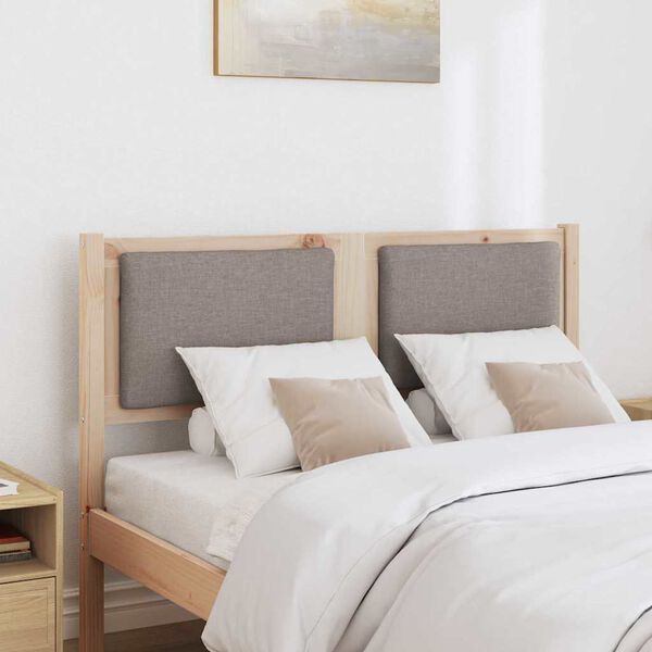vidaXL T&ecirc;te de lit Autre Marron 120 cm Bois massif en pin