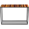 vidaXL Table console Bois de récupération massif 110x35x76 cm