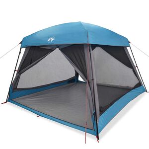 vidaXL Tente de cabine familiale 6 personnes bleu imperm&eacute;able