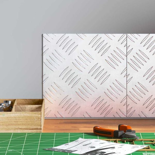 vidaXL Nez de marche Carr&eacute; 2 pcs Argent&eacute; 20 x 20 cm Aluminium