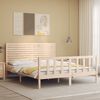 vidaXL Cadre de lit sans matelas 160x200 cm bois massif de pin