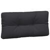vidaXL Coussins de palette lot de 5 noir tissu