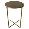 Lesli Living Table d'appoint Xavi 35x60 cm Dor&eacute;