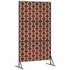 vidaXL &Eacute;cran de confidentialit&eacute; Gris 100 x 50 x 180 cm Acier patin&eacute;