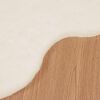 vidaXL Tapis en Fourrure Synth&eacute;tique de Lapin Olite Cr&egrave;me 80 x 120 cm