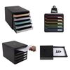 Exacompta Set de tiroirs de bureau Plus Big-Box Harlequin et 5 tiroirs