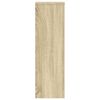 vidaXL Supports pour plantes 2 pcs ch&ecirc;ne sonoma bois d'ing&eacute;nierie