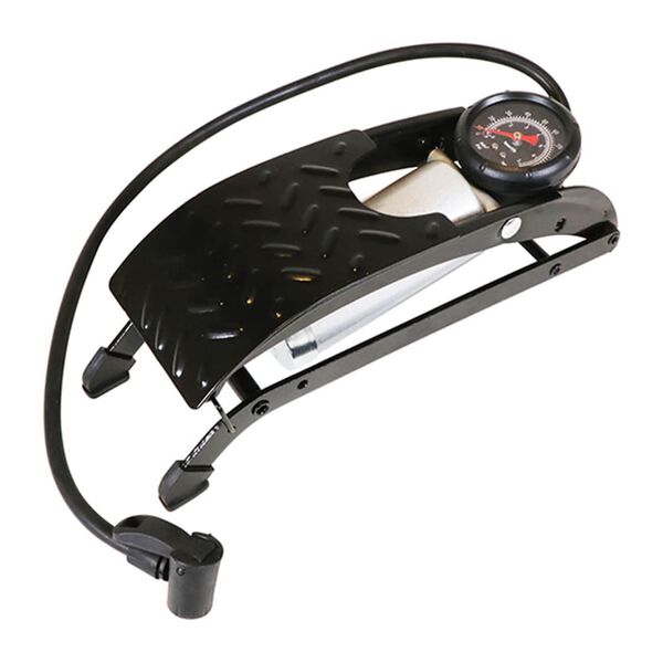 Carpoint Pompe à pied monocylindre Premium Noir