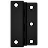 vidaXL Charni&egrave;re 12 pcs Noir 38 x 17 x 60 mm Fer