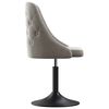 vidaXL Chaise &agrave; manger Gris clair Velours