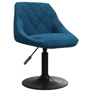 vidaXL Tabouret de bar Bleu Velours